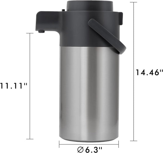 Tiken 135oz/4L Airpot Coffee Dispenser with Pump